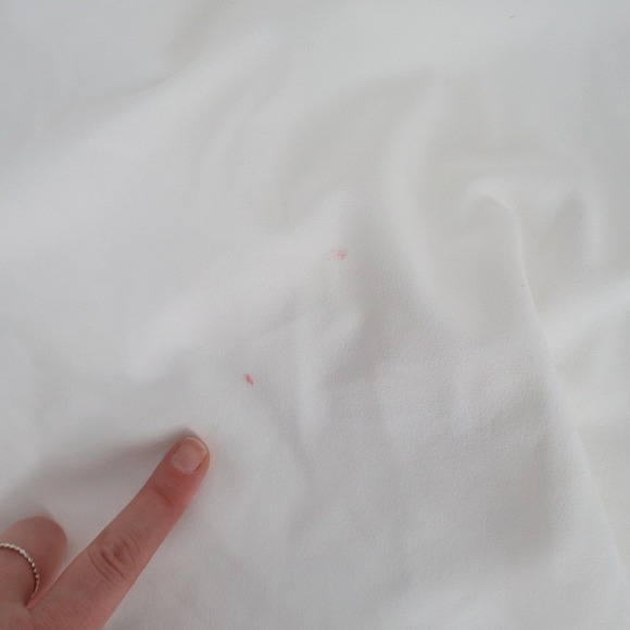 Lulus Maxi Dress Women Small White Stretch Sleeveless Lace Trim V-Neck Back Zip - Picture 9 of 12